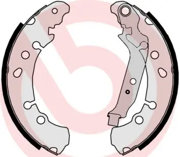 Тормозные колодки барабанные BREMBO S83 513