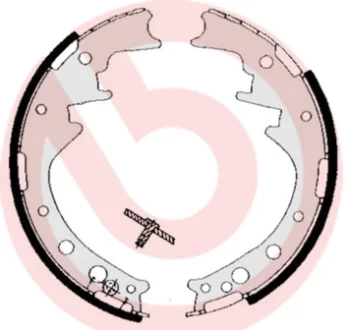 Гальмівні колодки барабанні BREMBO S83 521
