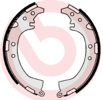 Гальмівні колодки барабанні BREMBO S83528
