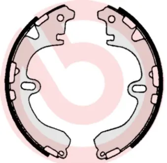 Гальмівні колодки барабанні BREMBO S83 531