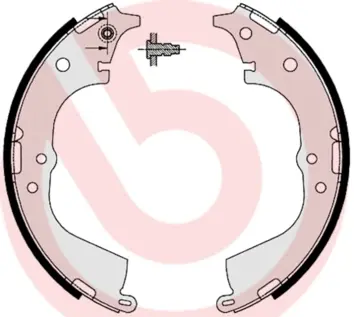 Гальмівні колодки барабанні BREMBO S83 537