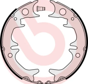 Гальмівні колодки барабанні Brembo S83543