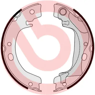 Тормозные колодки барабанные BREMBO S83 560