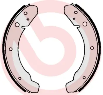 Тормозные колодки барабанные BREMBO S85 501