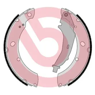 Тормозные колодки барабанные BREMBO S85 544