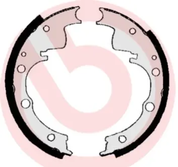 Гальмівні колодки барабанні BREMBO SA6 502