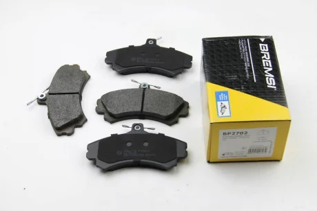 Гальмівні колодки пер. Mitsubishi Colt/Volvo S40/V40 1.1-2.0 i/TD 95- (TRW) Bremsi BP2702