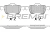 Гальмівні колодки зад. Connect 02-13 Bremsi BP2980 (фото 1)