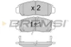 Гальмівні колодки пер. Honda Civic 00-/Accord 03- (Sumitomo) Bremsi BP3059 (фото 1)
