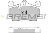 Гальмівні колодки зад. Audi Q7/Touareg/Cayenne (Brembo) (112,2x73,2x16,2) Bremsi BP3097 (фото 1)