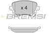 Гальмівні колодки зад. Caddy III/Golf V/Audi A4 03- (LUCAS GIRLING) Bremsi BP3130 (фото 1)
