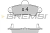 Гальмівні колодки зад. Ford Mondeo 93-00 (bendix) (115,7x53,7x14,7) Bremsi BP3188 (фото 1)