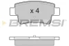 Гальмівні колодки перед. Opel Corsa 09-14 (BOSCH) Bremsi BP3228 (фото 1)