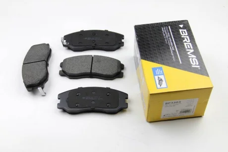 Гальмівні колодки пер. Chevrolet Captiva 06- (akebono) Bremsi BP3303