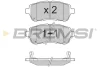 Гальмівні колодки пер. Ford Fiesta VI 08- (TRW) Bremsi BP3316 (фото 1)