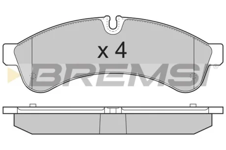 Гальмівні колодки зад. Daily 06- Bremsi BP3365