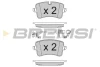 Гальмівні колодки зад. Audi A6 10- (TRW) Bremsi BP3493 (фото 1)
