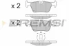 Гальмівні колодки зад. F36/F23/F34/F22/F33/F32/F21/F31/F20/F30 11- Bremsi BP3494 (фото 1)