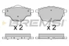 Гальмівні колодки зад. Citroen C4/Peugeot 308 II 13- (Bosch) (106x51,9x16,7) Bremsi BP3625 (фото 1)