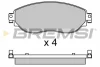Гальмівні колодки пер. Trafic/Vivaro 14- (TRW) Bremsi BP3653 (фото 1)