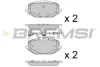 Гальмівні колодки BERLINGO/PARTNER/COMBO E 1.5-1.6 18- (ZF SACHS) Bremsi BP3952 (фото 1)