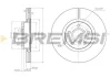 Гальмівний диск пер. Ford Focus/C-Max/Kuga/ Volvo C30/C70 03- (300*25) Bremsi CD7225V (фото 1)