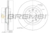 Гальмівний диск зад. Citroen C5 08-/Peugeot 407/508/607 04- (290*12) Bremsi CD7275S (фото 1)