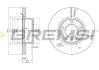 Гальмівний диск пер. BMW 1 E81,E87 /3 E90,E91,E93 (300*24) Bremsi CD7536V (фото 1)