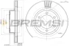 Гальмівний диск перед. Land Cruiser Prado/Lexus GX 01-09 (338x28) Bremsi CD7594V (фото 1)