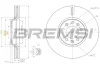 Гальмівний диск пер. Citroen Jumpy,C5 III 08-/Fiat Scudo, Peugeot 407,508,Expert 07- (304*28) Bremsi CD7615V (фото 1)
