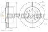 Гальмівний диск перед. L200/Pajero Sport 05- 2.4-3.5 Bremsi CD7818V (фото 1)