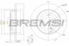 Гальмівний диск зад. Accent IV/i20/RIO III/IV 10- (262x10) Bremsi CD8090S (фото 1)