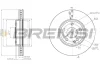 Гальмівний диск перед. MB A-Class/B-Class 11- Bremsi CD8460V (фото 1)
