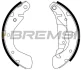 Гальмівні колодки зад. Astra/Combo/Corsa/Lanos (82-12) (к-кт в зборі) Bremsi GF0354 (фото 1)