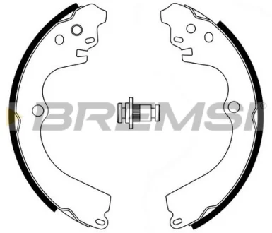 Гальмівні колодки зад. Impreza 92-00/Forester 97-08/Legasy I 89-94 (Akebono) Bremsi GF0884