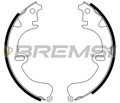 Гальмівні колодки зад. Corolla/Celica 89-02 (Sumitomo) Bremsi GF0934