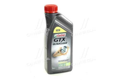 1л GTX Ultraclean 10W-40 A/B масло напівсинт. ACEA A/B, API SL/CF CASTROL 15A4DE