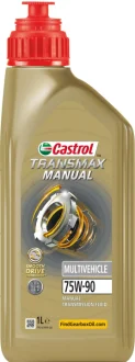 Олива трансміс. TRANSMAX MANUAL MULTIVEHICLE 75W-90 (Каністра 1л) CASTROL 15F16E