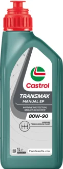Олива трансміс. TRANSMAX MANUAL EP 80W-90 (Каністра 1л) CASTROL 15F1F2