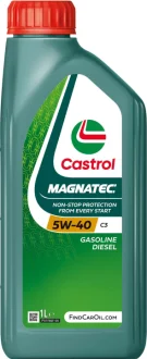 1л MAGNATEC 5W-40 C3 Олива напівсинт. ACEA C3, API SN, BMW Longlife-04, Renault RN0700 / RN0710, Fiat 9.55535-S2 CASTROL 15F621