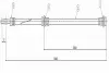 MAZDA Шланг тормозной передн. 626 -91 Cavo C800 214A (фото 1)