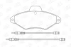 CITROEN гальмівні колодки передн. Xantia 93- CHAMPION 571757CH (фото 2)