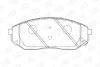 Гальмівні колодки пер. Kia Sorento 02- (sumitomo) Champion 572511CH (фото 2)