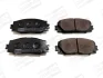 TOYOTA Гальмівні колодки передн.Yaris 05-,Prius 09- CHAMPION 572631CH (фото 1)
