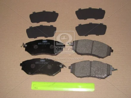 SUBARU гальмівні колодки передн.Legacy 03-,Outback 03 -, Tribeca 05- CHAMPION 572638CH