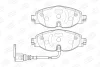 VW К-т передніх гальм. колодок (з датчик.) Golf VII, AUDI A3 13-, SKODA Octavia 12- Champion 573390CH (фото 2)