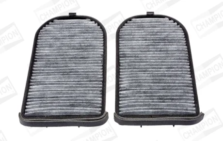 BMW фільтр повітр. салону (вугілля) (к-т 2 шт) E38 94-01 (168*30*374) Champion CCF0216C