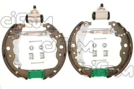 Гальмівні колодки бараб. Captur I/Logan/Sandero/Duster(+монт. к-т та циліндри d=19,05mm MAX Kit) Cifam 151-357