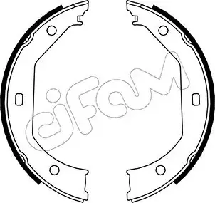 Тормозные колодки CIFAM 153-017