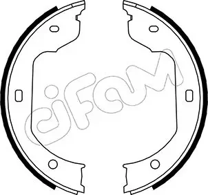 CIFAM BMW щоки ручного гальма E60, E65 X3, X5, X6 VW T5,Touareg Cifam 153-019